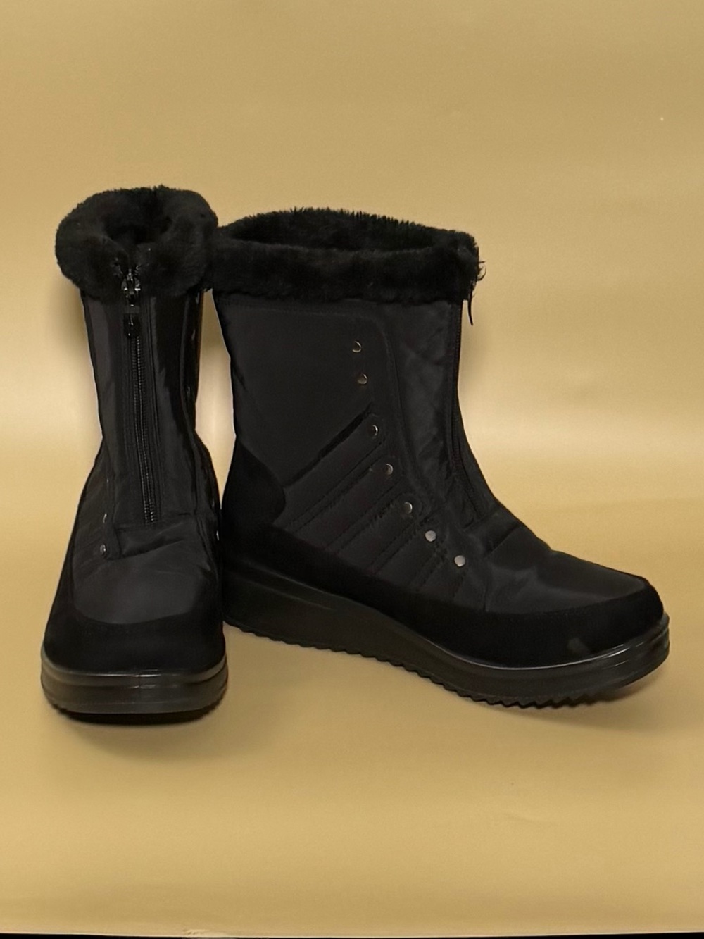 Flexus Women's Black Snow Boots Sz 7